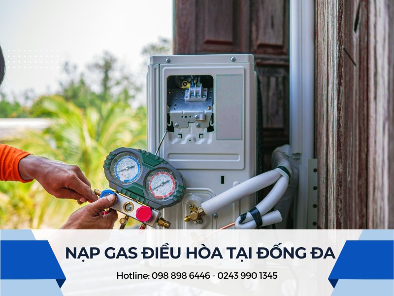 Nạp gas điều hòa tại Đống Đa 