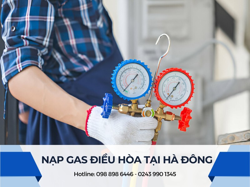Nạp gas điều hòa tại Hà Đông