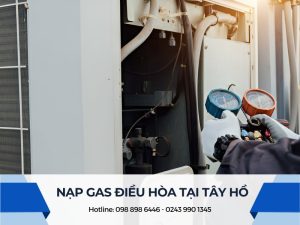Nạp gas điều hòa tại Tây Hồ