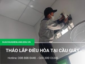Tháo lắp điều hòa tại Cầu Giấy