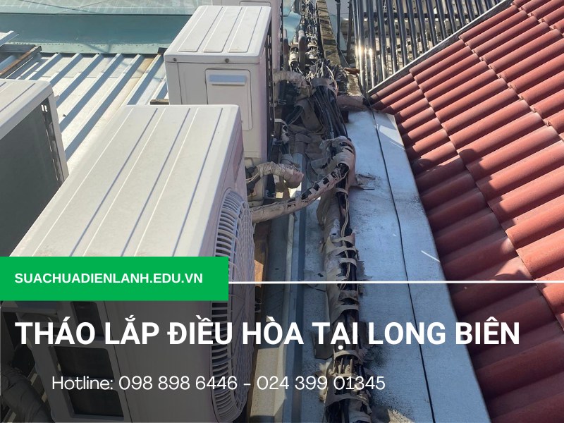 Tháo lắp điều hòa tại Long Biên