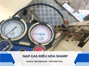 Nạp gas điều hòa Sharp