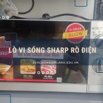 Lò vi sóng Sharp bị rò điện: cách xử lý dễ dàng Lò vi sóng Sharp rò điện
