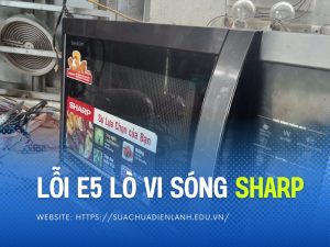 Lỗi E5 lò vi sóng Sharp