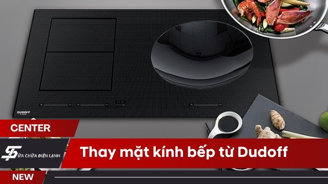 Thay mặt kính bếp từ Dudoff