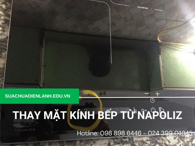 Thay mặt kính bếp từ Napoliz