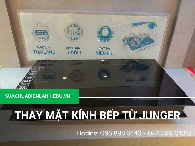 Thay mặt kính bếp từ Junger