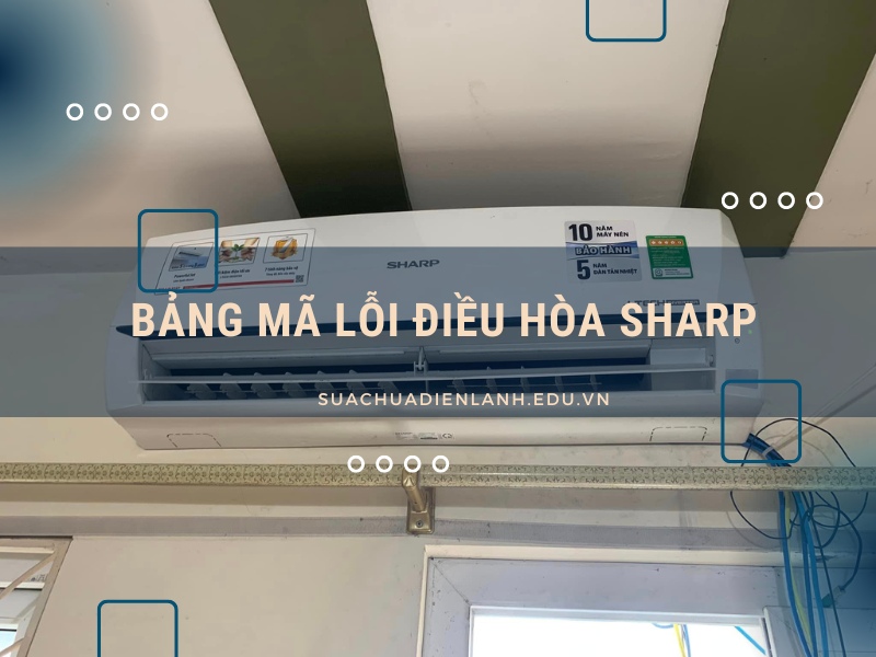 Bảng mã lỗi điều hòa Sharp