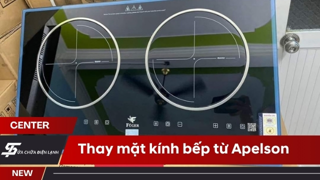 Thay mặt kính bếp từ Apelson