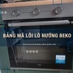 Bảng mã lỗi lò nướng Beko