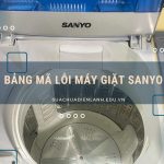 Bảng mã lỗi máy giặt Sanyo