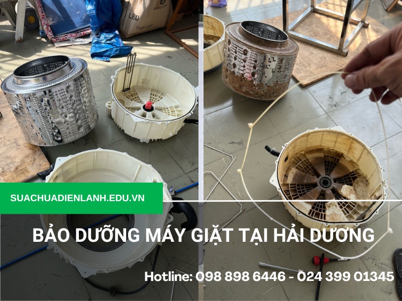 bảo dưỡng máy giặt tại Hải Dương