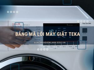 mã lỗi máy giặt Teka