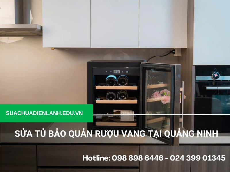 Sửa tủ bảo quản rượu vang tại Quảng Ninh