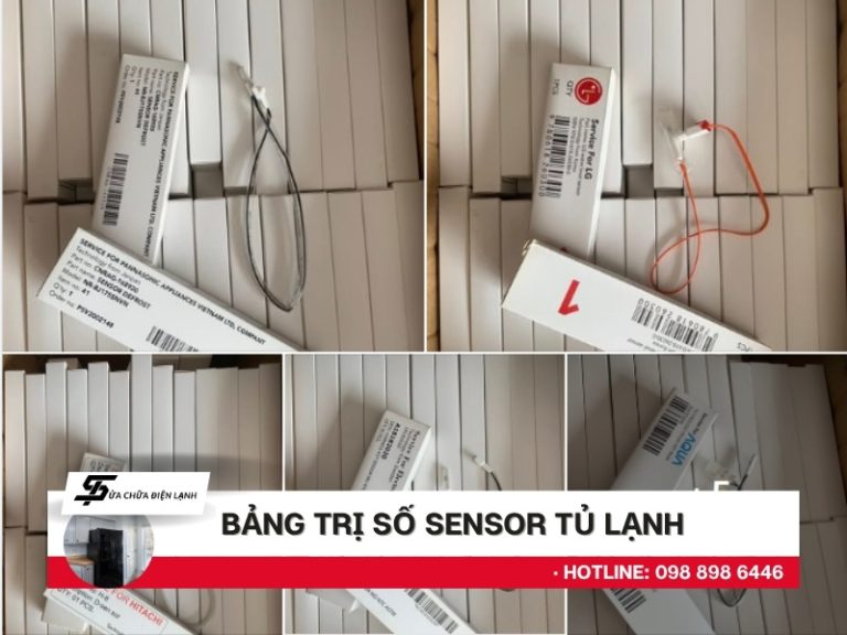 Bảng trị số sensor tủ lạnh các hãng đầy đủ [Update 2025]