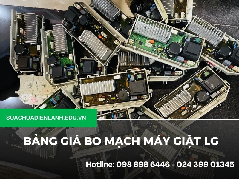 Bảng giá bo mạch máy giặt LG
